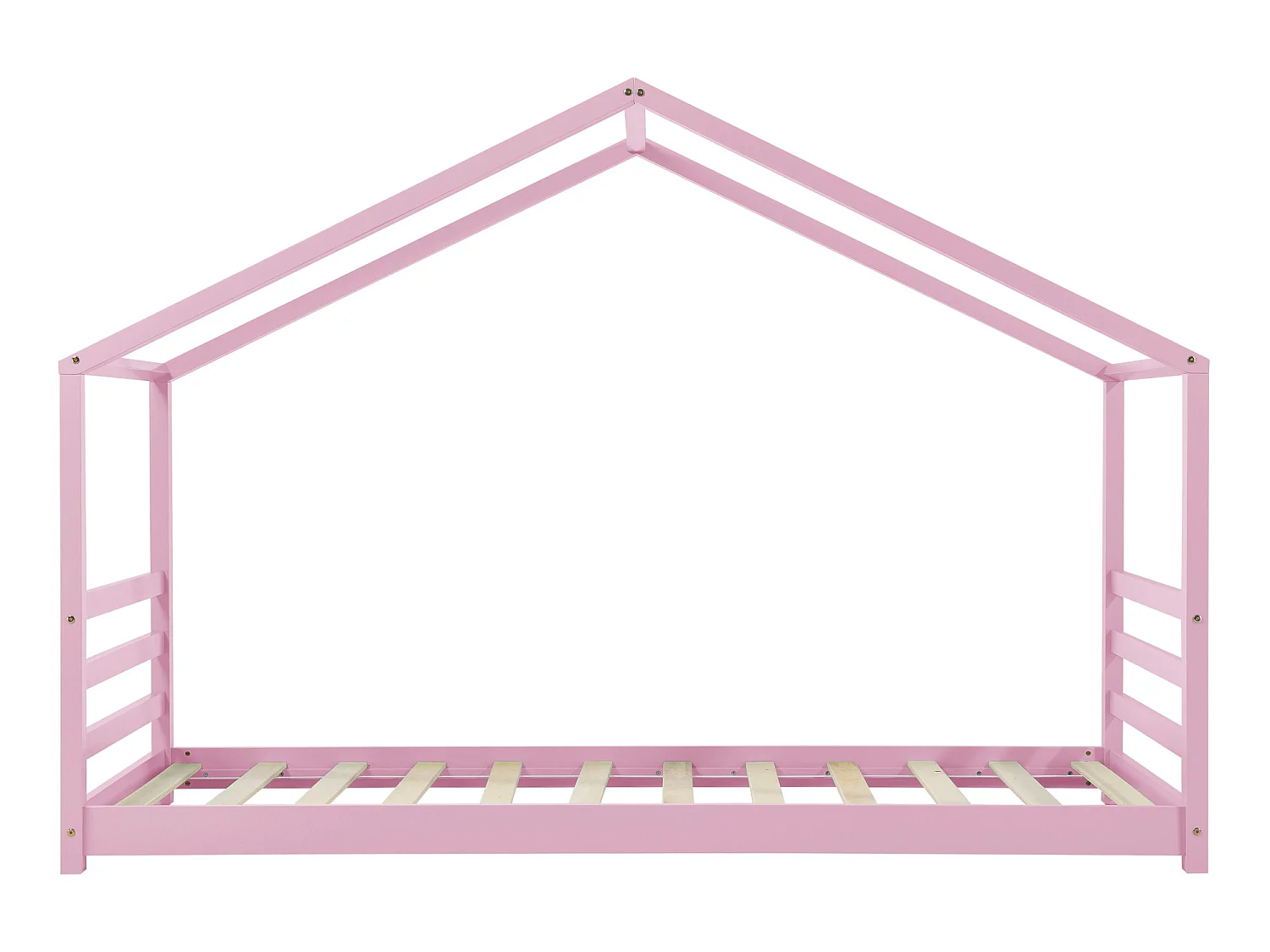 Lit D'enfant Design Maison Vardø Pin 90 X 200 Cm Rose [en.casa]