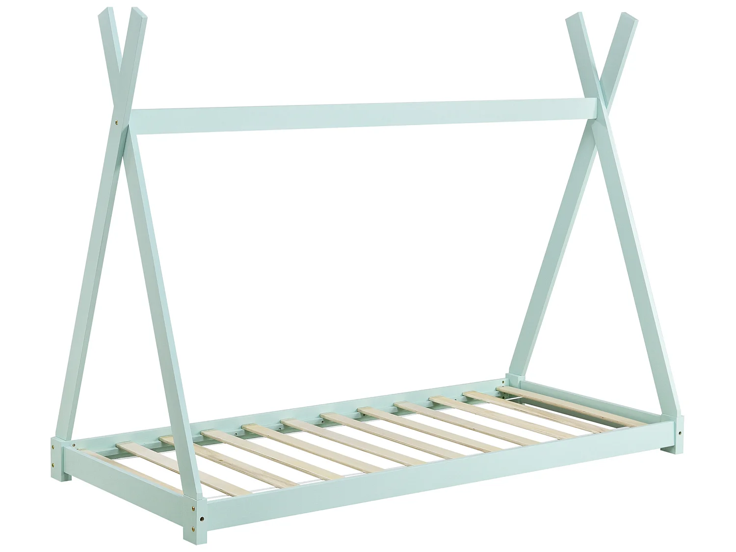 Lit de Tipi pour Enfant Onejda Menthe 200 x 90 cm [en.casa]