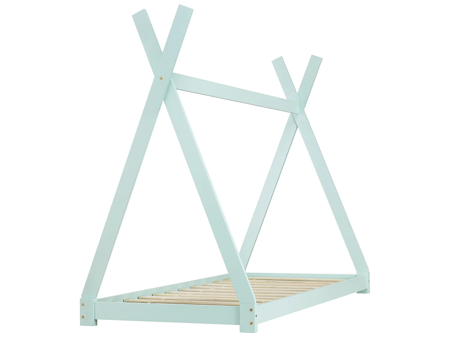 Lit de Tipi pour Enfant Onejda Menthe 200 x 90 cm [en.casa]