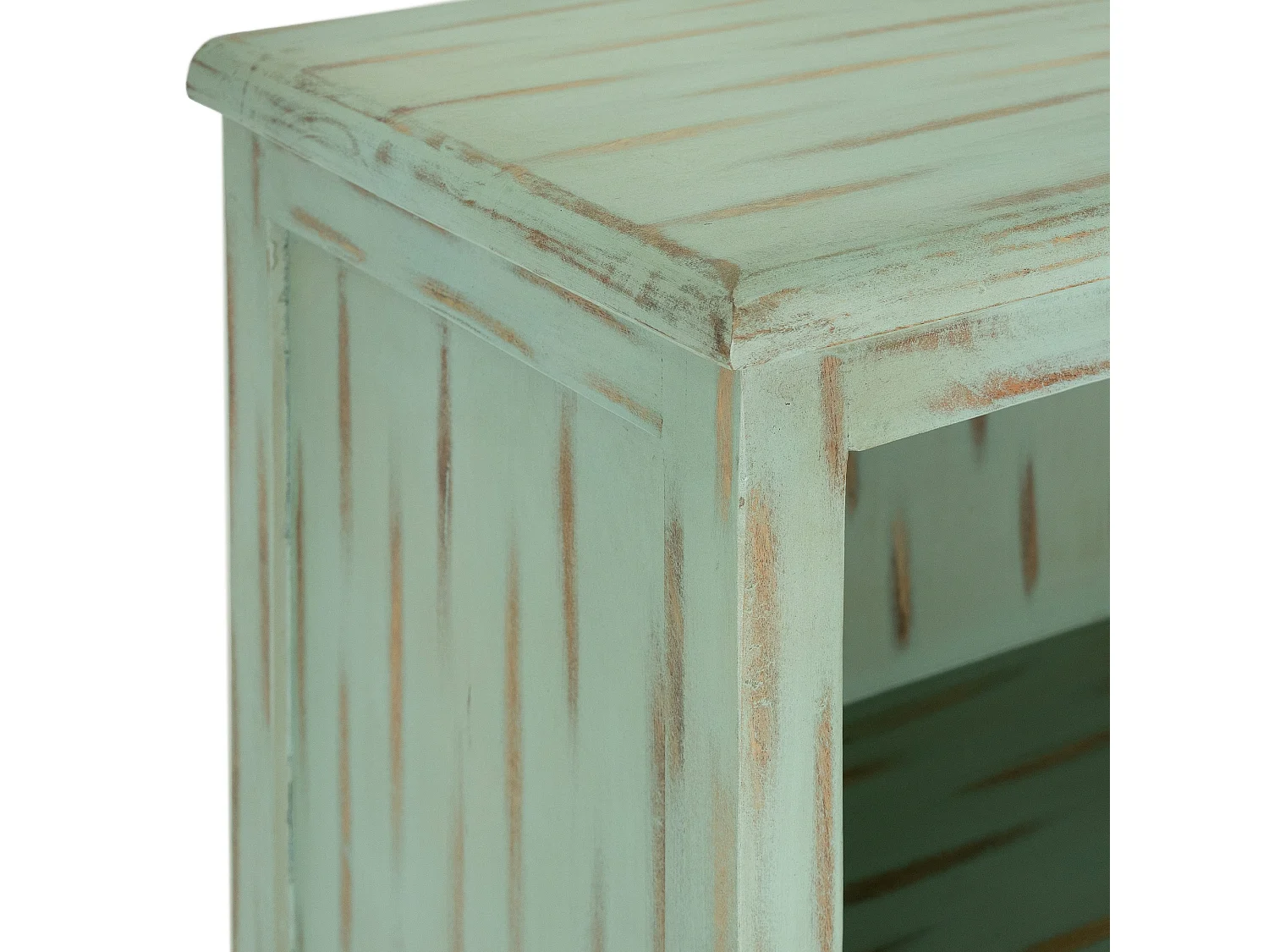 Mobile contenitore in legno turchese WOMO-DESIGN