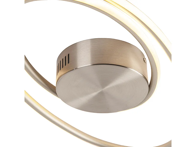 Plafonnier design en acier avec LED 3 étapes dimmable - Rowan