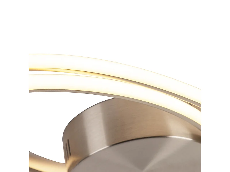 Plafonnier design en acier avec LED 3 étapes dimmable - Rowan