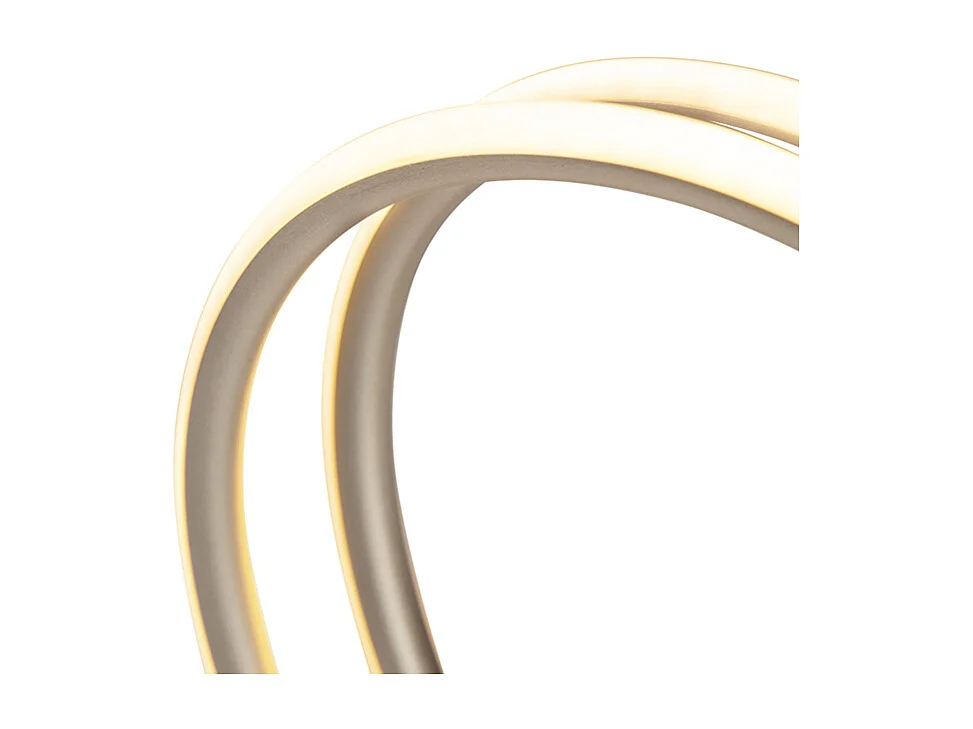 Plafonnier design en acier avec LED 3 étapes dimmable - Rowan