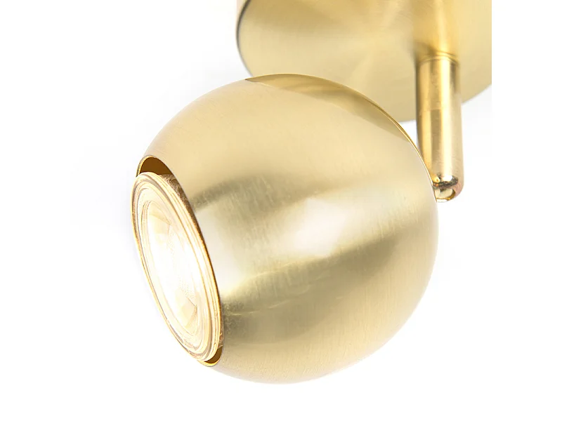 Spot rond rétro en laiton - Gissi