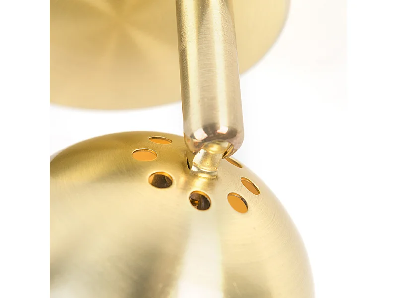 Spot rond rétro en laiton - Gissi