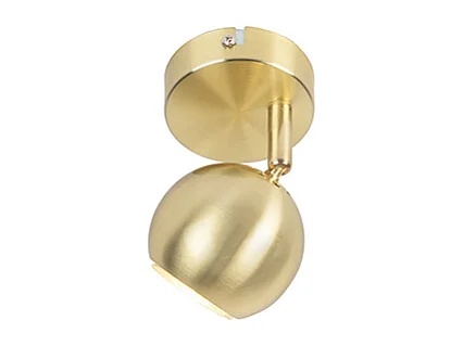 Spot rond rétro en laiton - Gissi