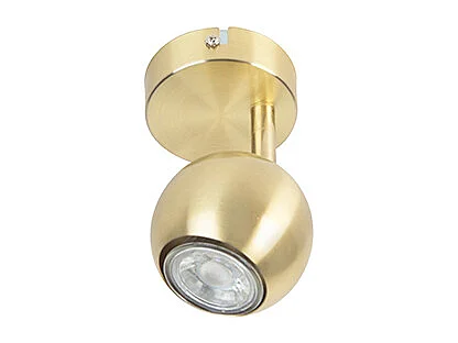 Spot rond rétro en laiton - Gissi