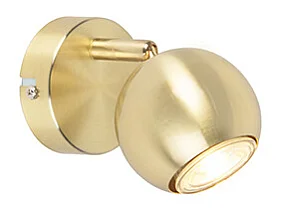 Spot rond rétro en laiton - Gissi