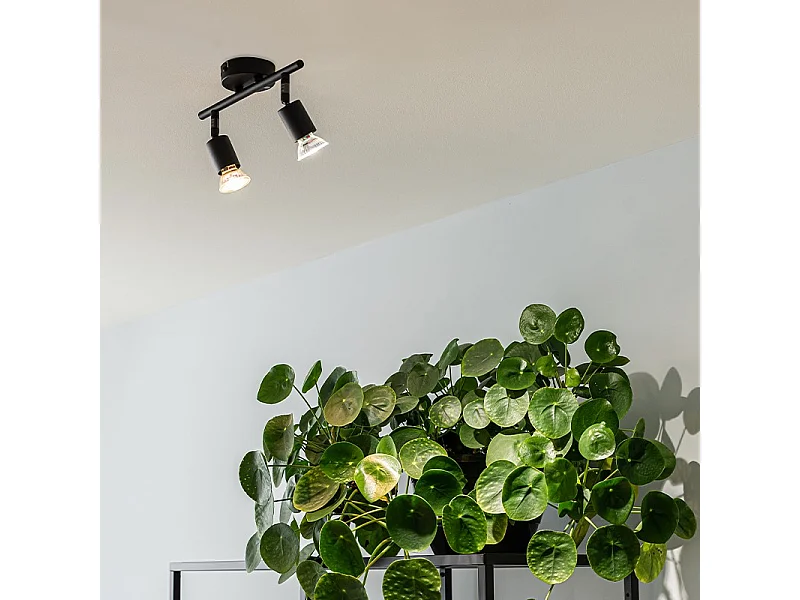 Spot industriel noir inclinable - Jeany 2