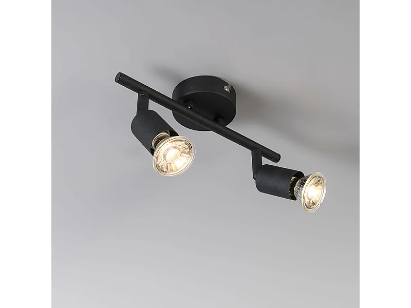 Spot industriel noir inclinable - Jeany 2