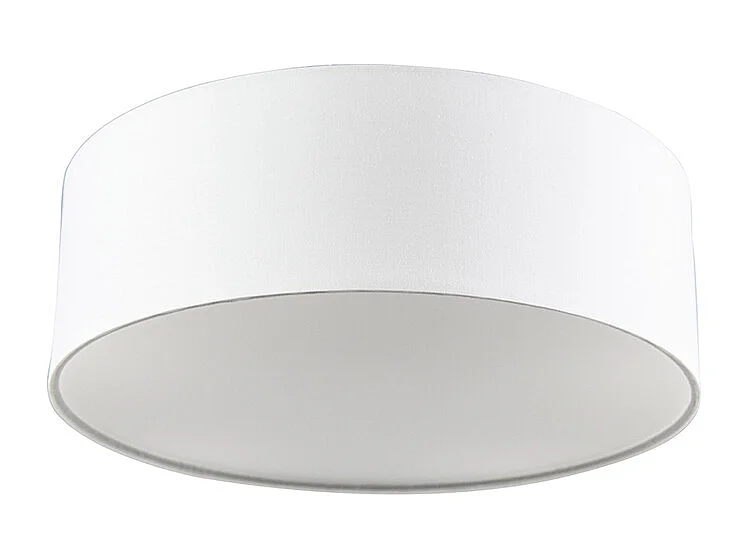 Plafonnier blanc 30 cm avec LED - Drum LED