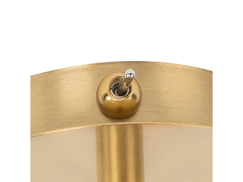 Spot encastré rustique doré orientable avec verre fumé - Athènes