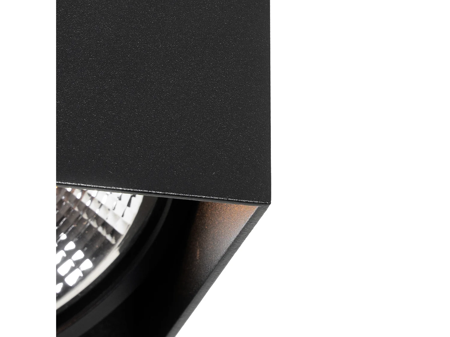 Spot design noir carré AR111 - Box
