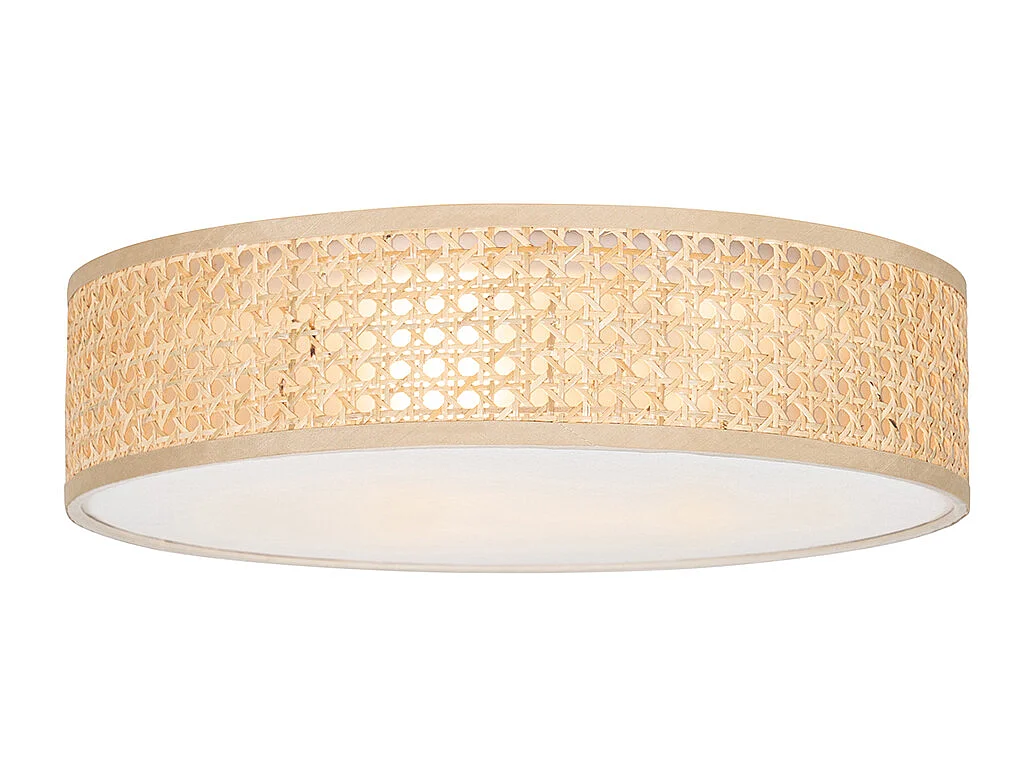 Plafonnier oriental en rotin 40 cm 3 lumières - Tromma