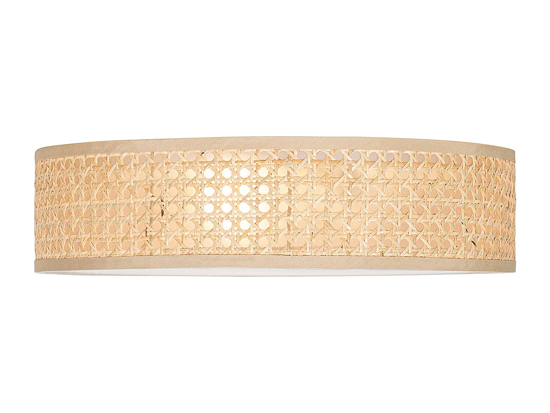 Plafonnier oriental en rotin 40 cm 3 lumières - Tromma