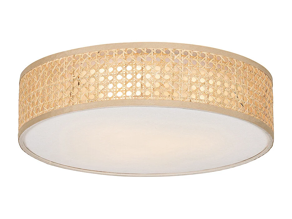 Plafonnier oriental en rotin 40 cm 3 lumières - Tromma