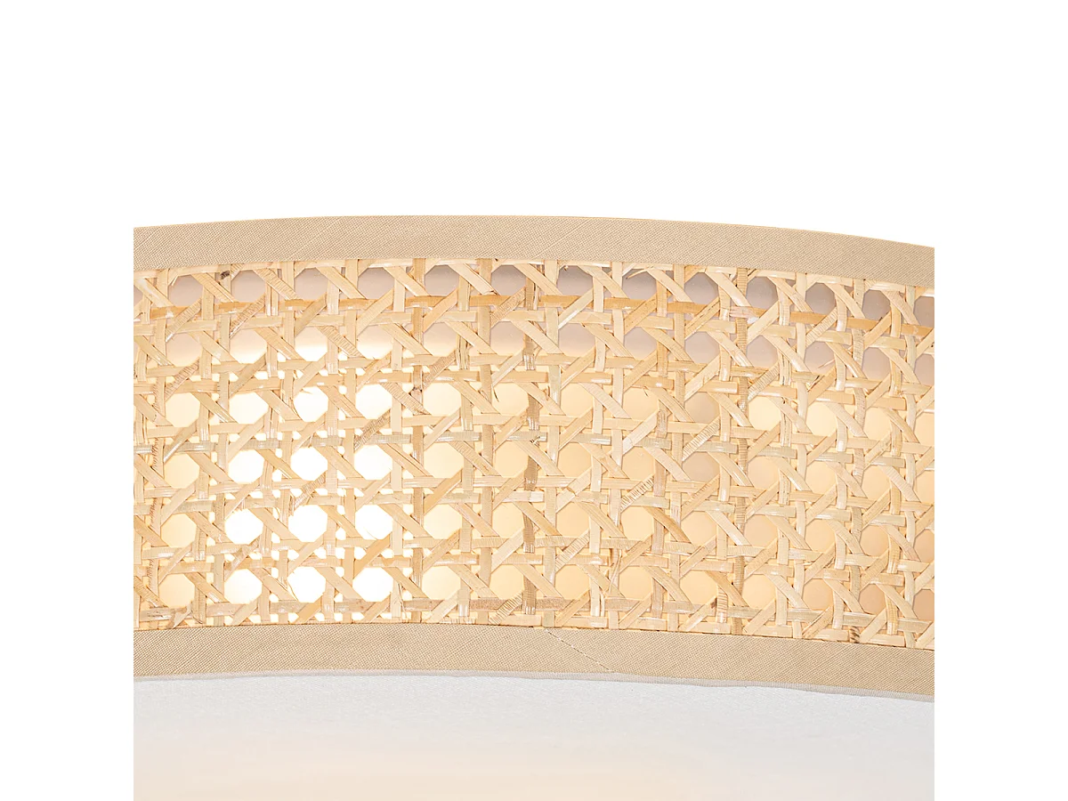 Plafonnier oriental en rotin 40 cm 3 lumières - Tromma