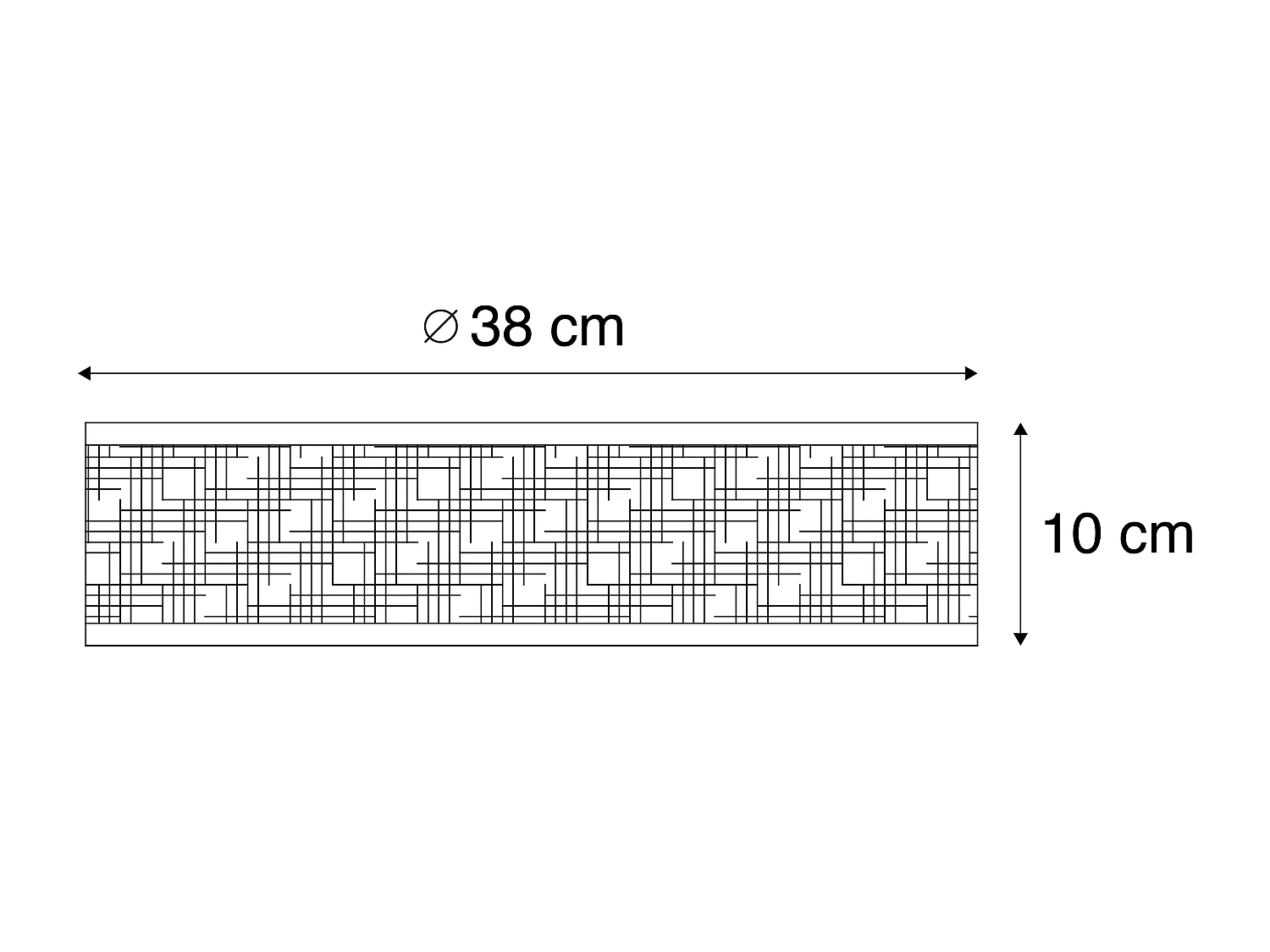 Plafonnier oriental en rotin 40 cm 3 lumières - Tromma