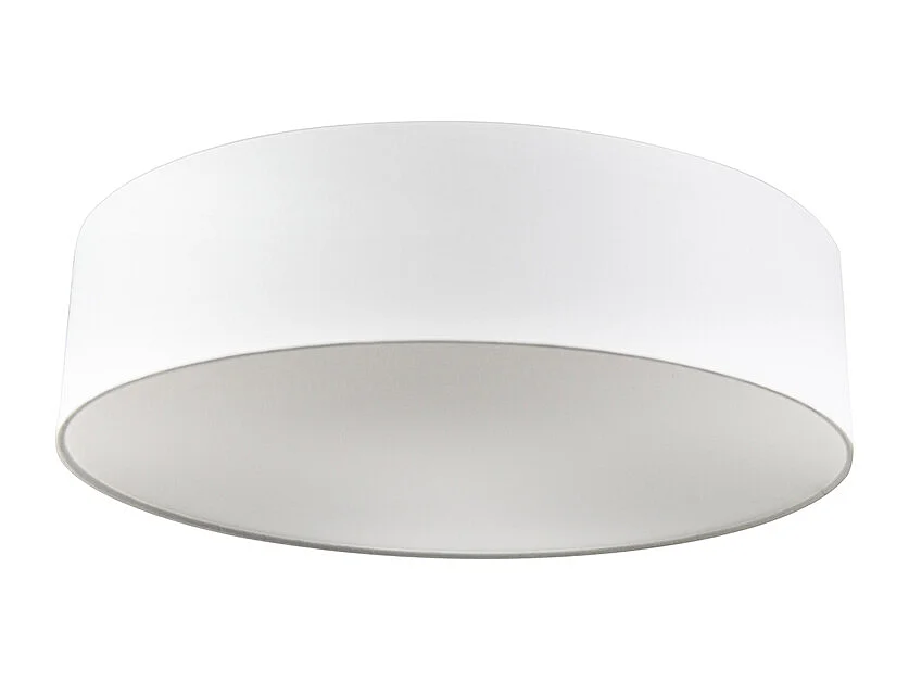 Plafonnier blanc 40 cm avec LED - Drum LED