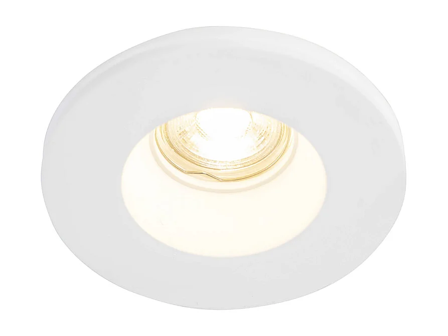 Spot encastré blanc rond 13 cm - Gypsy Stucco