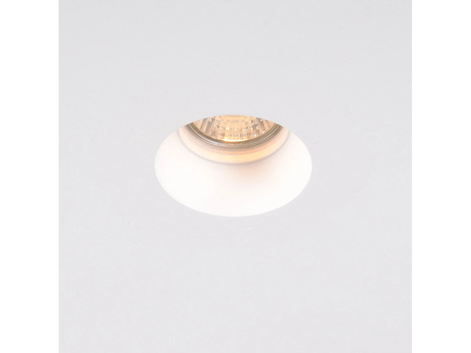 Spot encastré blanc rond 13 cm - Gypsy Stucco