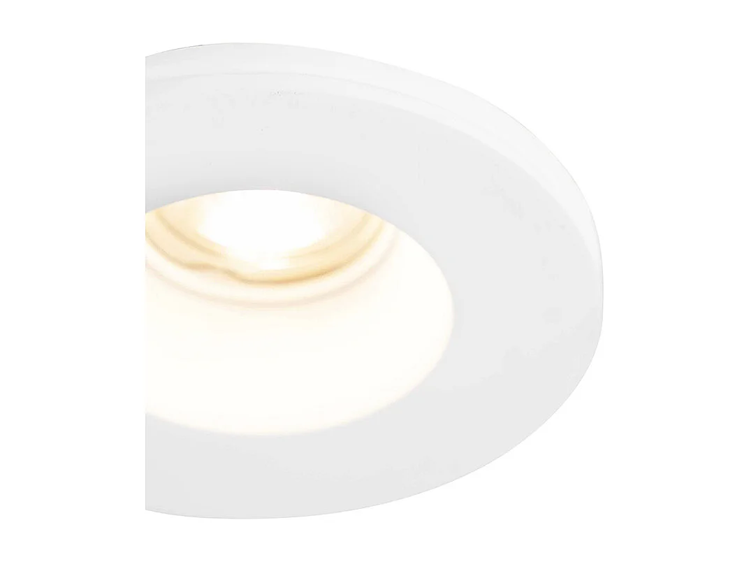 Spot encastré blanc rond 13 cm - Gypsy Stucco