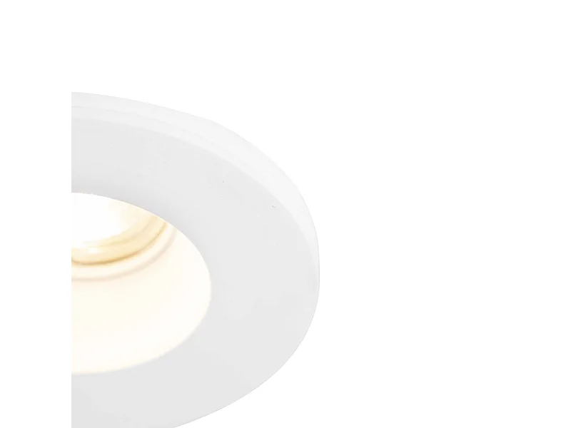 Spot encastré blanc rond 13 cm - Gypsy Stucco