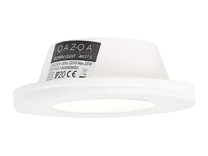 Spot encastré blanc rond 13 cm - Gypsy Stucco