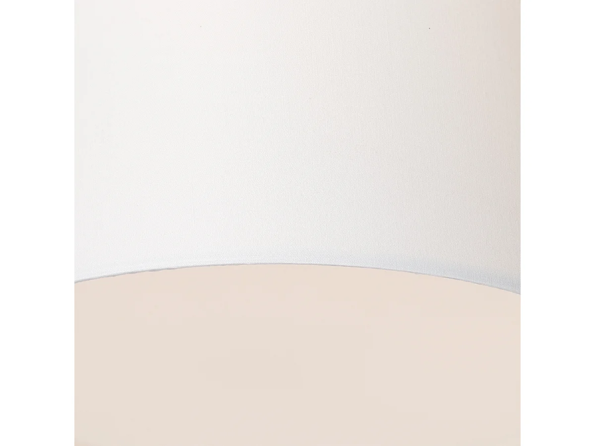 Plafonnier blanc, gris et marron 6 lumières - Multidrum