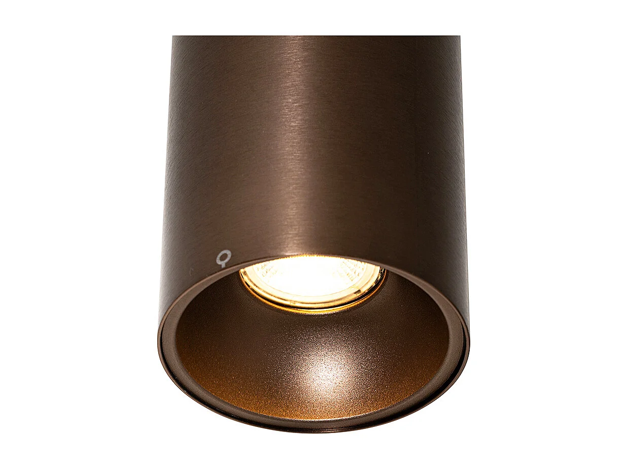 Spot encastré moderne bronze foncé - Deep