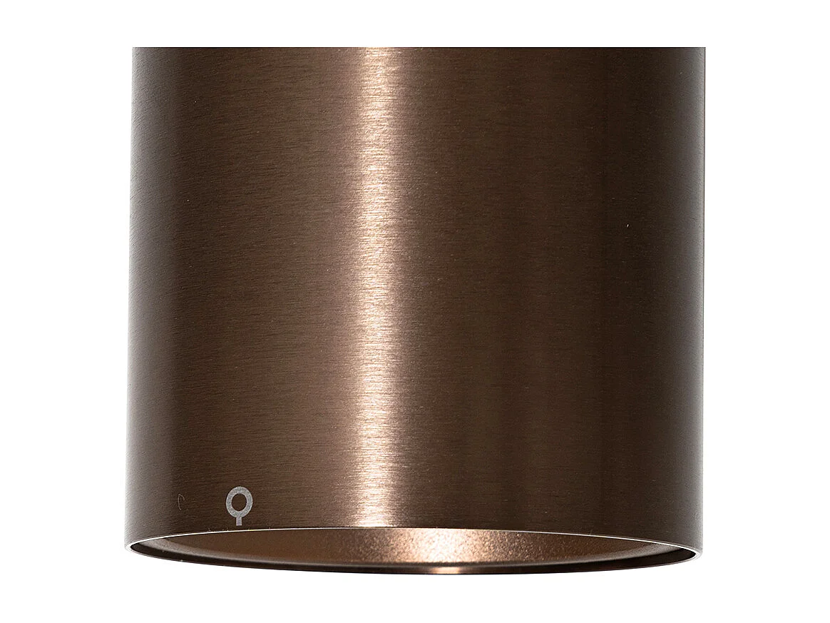 Spot encastré moderne bronze foncé - Deep