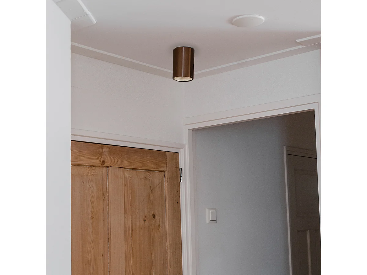 Spot encastré moderne bronze foncé - Deep