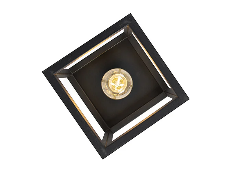 Suspension industrielle noire - Cage