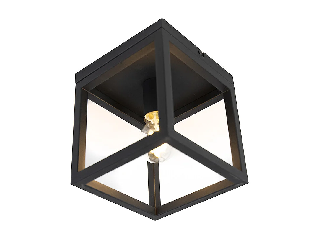 Suspension industrielle noire - Cage