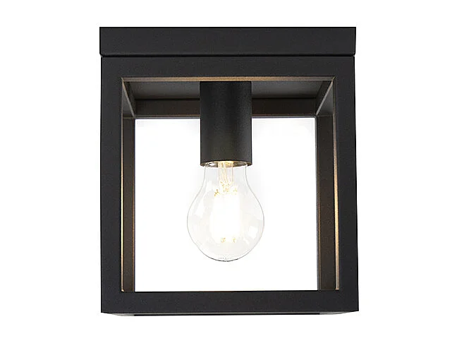 Suspension industrielle noire - Cage