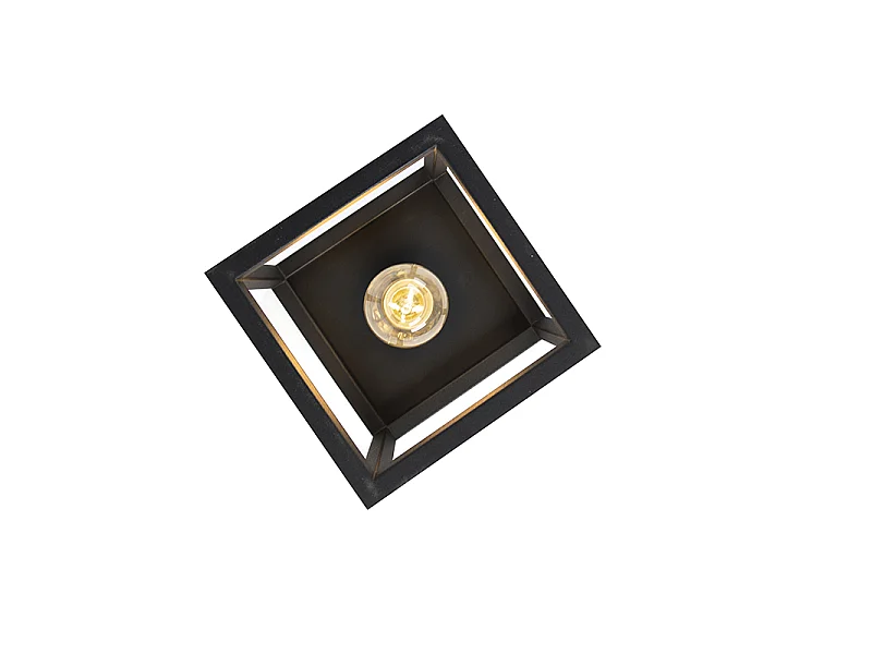 Suspension industrielle noire - Cage