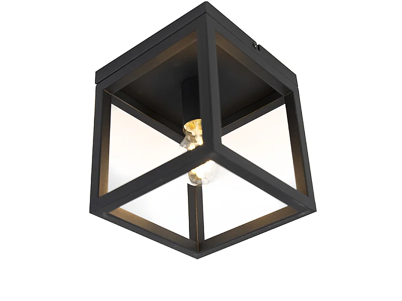 Suspension industrielle noire - Cage