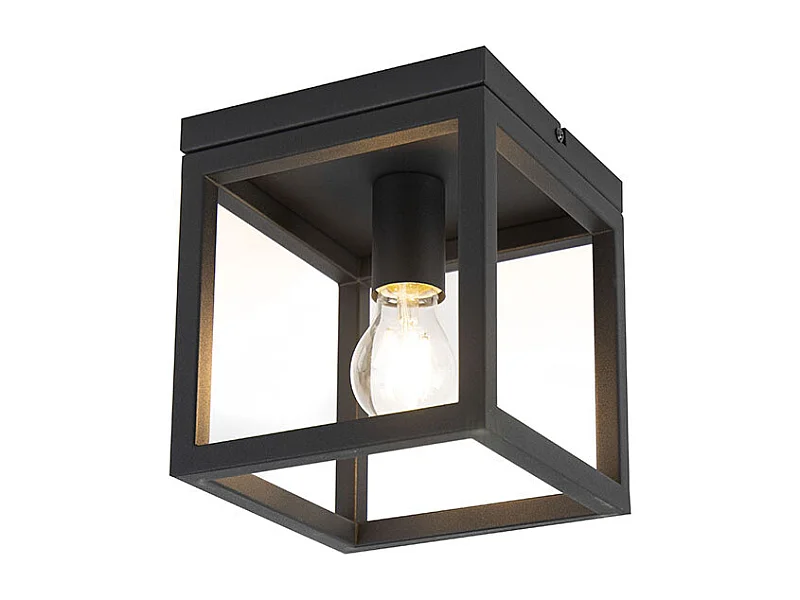 Suspension industrielle noire - Cage