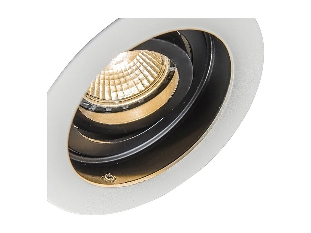 Spot encastrable intelligent blanc avec acier incluant Wifi GU10 - Rondoo