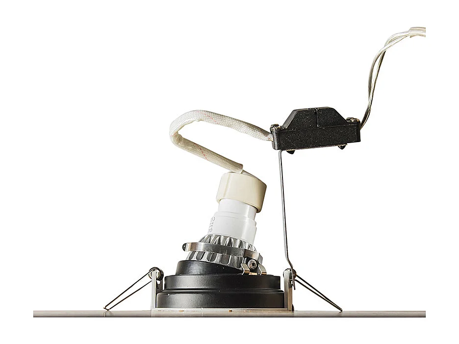 Spot encastrable intelligent blanc avec acier incluant Wifi GU10 - Rondoo