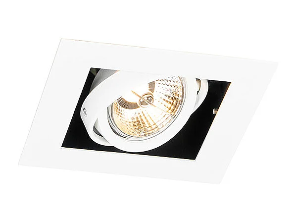Spot encastré moderne blanc orientable - Oneon 70