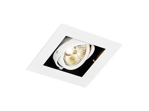 Spot encastré moderne blanc orientable - Oneon 70