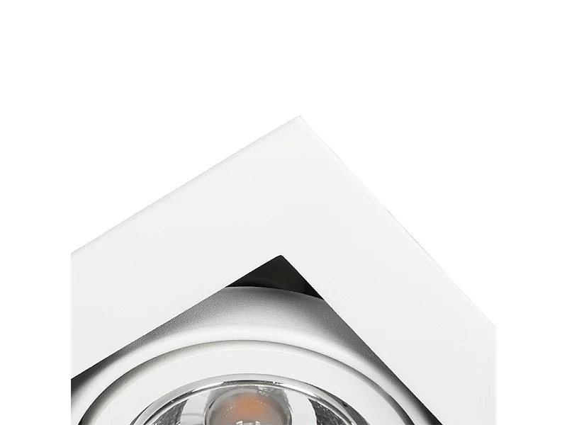 Spot encastré moderne blanc orientable - Oneon 70