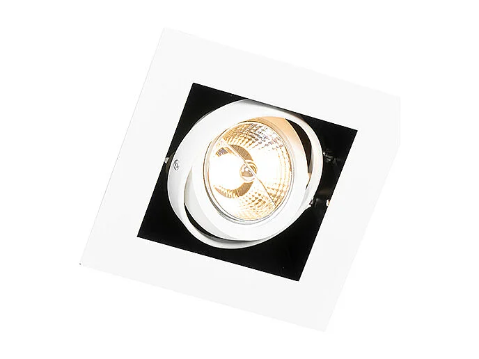 Spot encastré moderne blanc orientable - Oneon 70