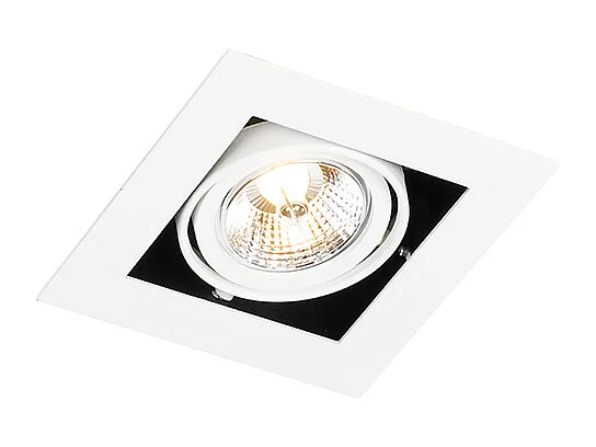 Spot encastré moderne blanc orientable - Oneon 70