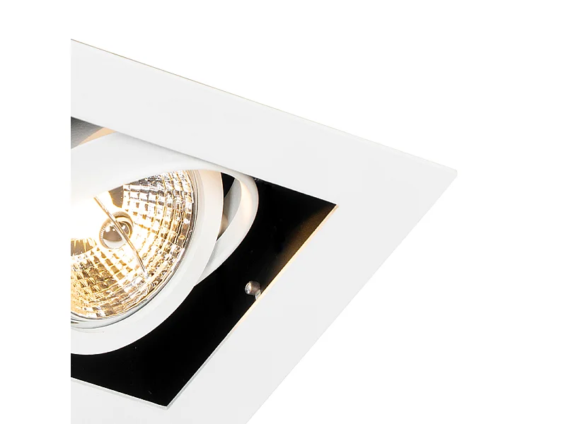 Spot encastré moderne blanc orientable - Oneon 70
