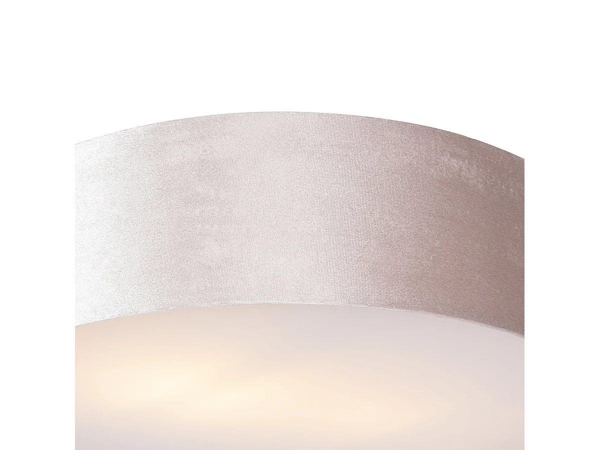 Plafonnier moderne rose 40 cm avec intérieur doré - Drum