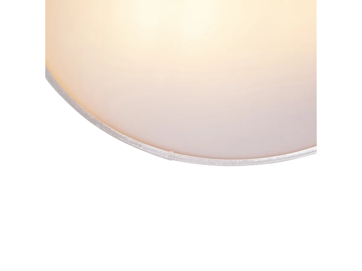 Plafonnier moderne rose 40 cm avec intérieur doré - Drum