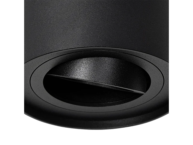 Spot encastré moderne noir orientable et inclinable - Rondoo up