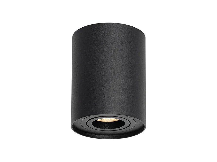 Spot plafond moderne noir orientable et inclinable - Rondoo up